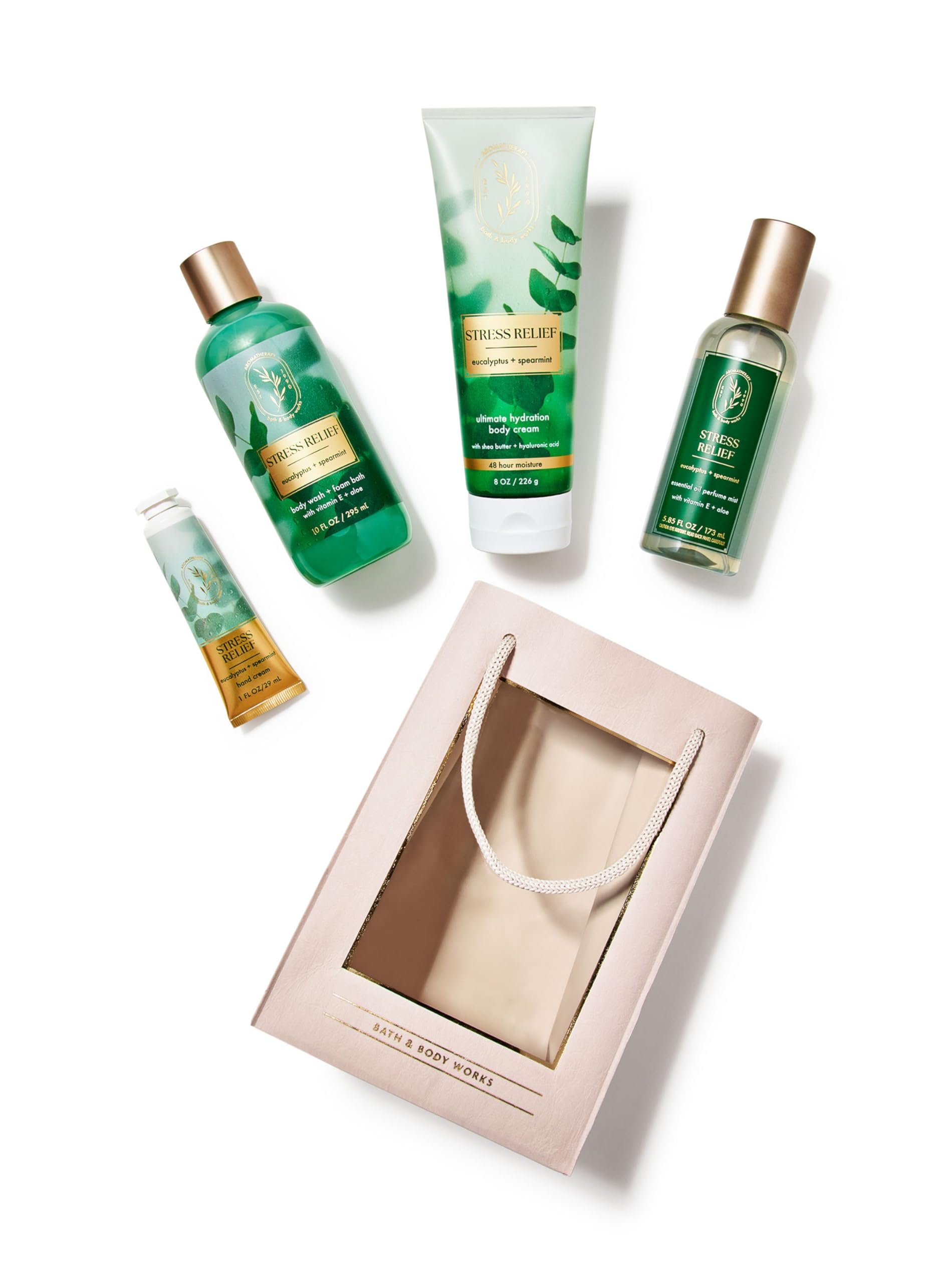 Bath & Body Works Eucalyptus Spearmint Gift set | Bath Sets & Kits | Set of 4 | Gender - Unisex-image-15