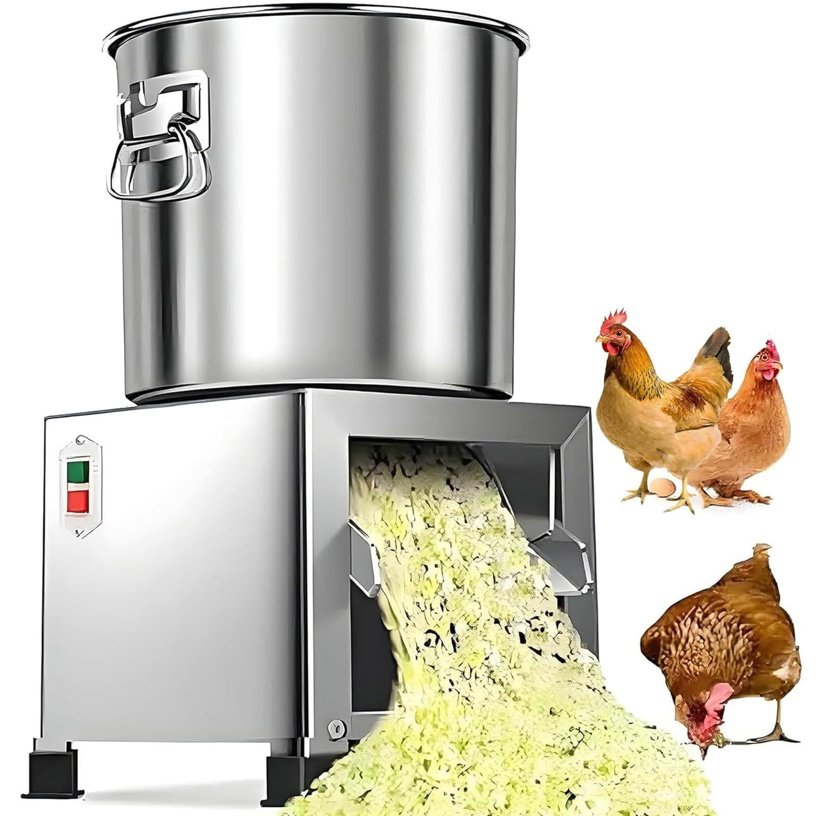 Picadora Verduras Comercial, cortadora trituradora Acero Inoxidable Alta