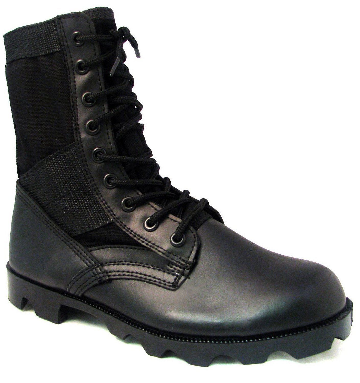 Men's Jungle Boots G.I. Type Lace up Tactical Combat Military Work Shoes Width: Wide (W or 2E), Black, Sand