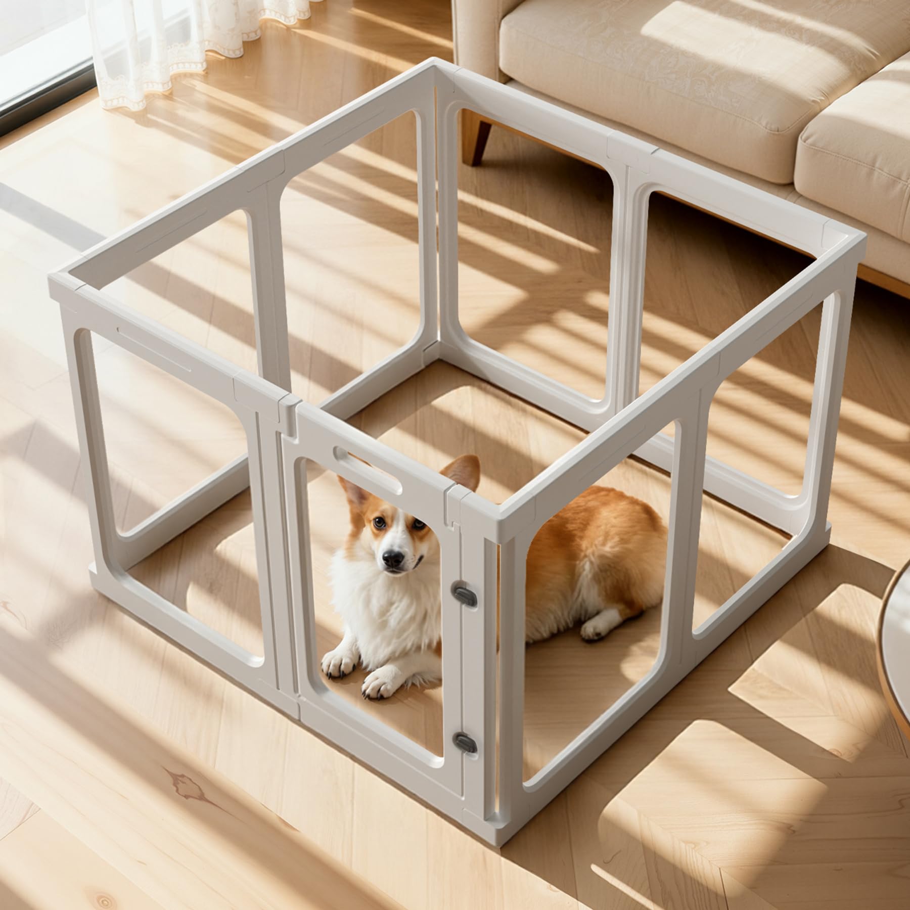Clôture intérieure pour camping-car et enclos portable chiens sans stress