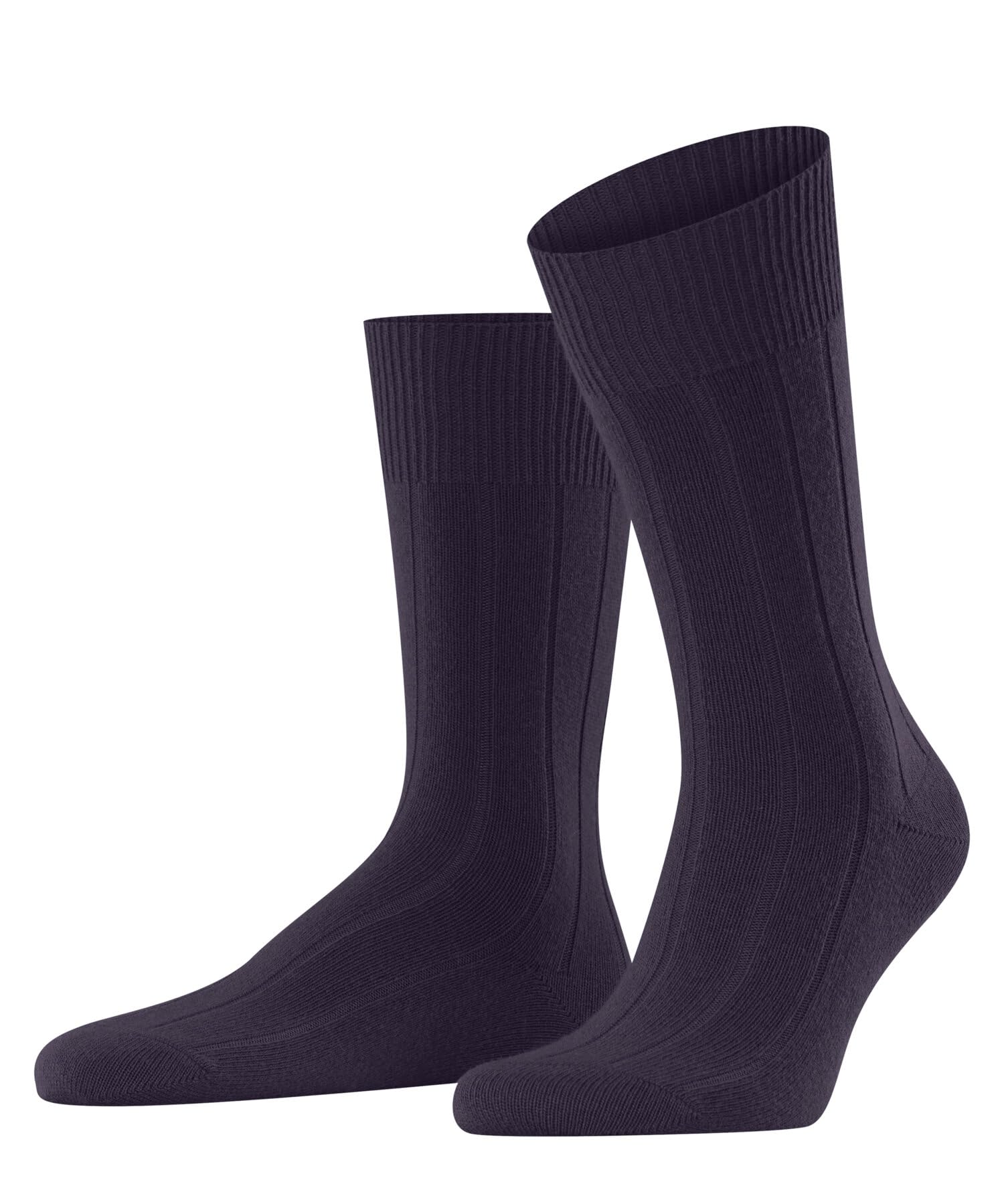 Falke Men's Red Wineberry 8761 Lhasa Rib M So Wool Cashmere Plain 1 Pair Socks, 5.5-8