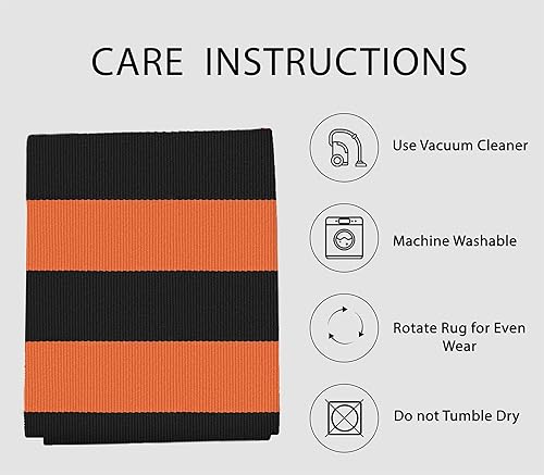 Miniatura 285 de IOHOUZE - Tapete a cuadros estilo búfalo de 5 x 8 pies para interiores y exteriores, lavable, para sala, tapete de bienvenida primavera-verano
