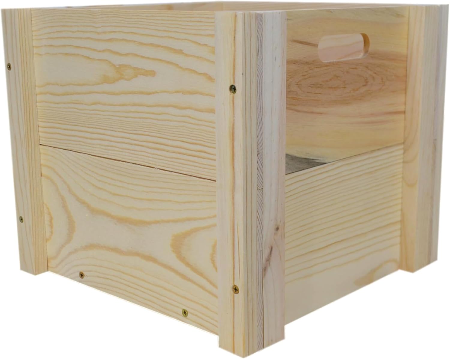 Poole & Sons Inc. Natural Pine Wooden Plant Box 14 x 14 x 12 Inches Outside Dimensions