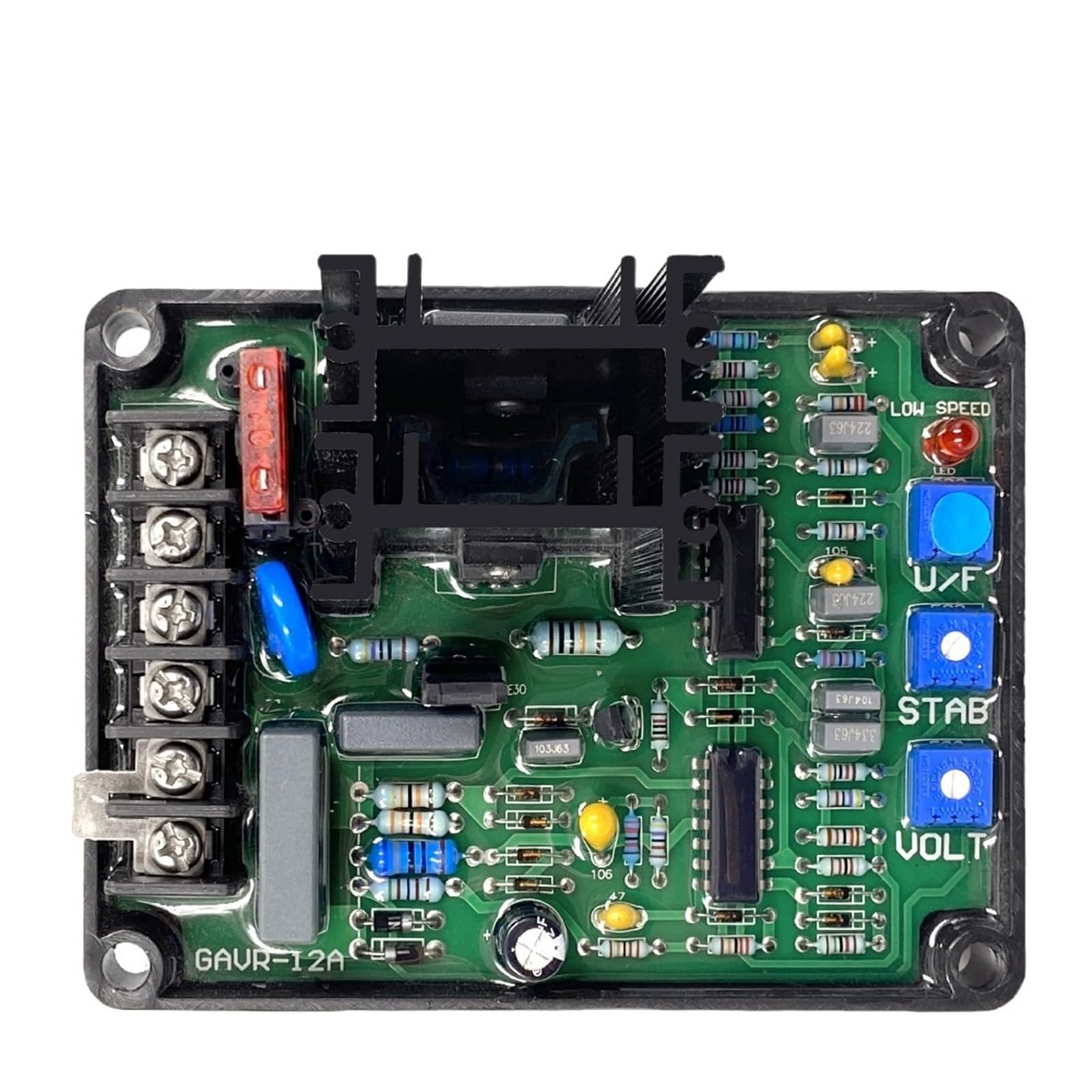CSKWLLNBC 1PCS GAVR 12A COPY AVR Brushless Generator Automatic Voltage Regulator GAVR-12A Universal Diesel Stabilizer