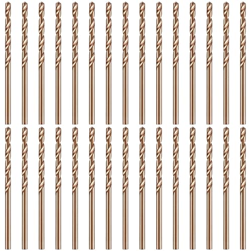 Miniatura 8 de Juego de brocas de cobalto M35 de acero de alta velocidad para metal endurecido, acero inoxidable, hierro fundido, carpintería, plástico (80 piezas,