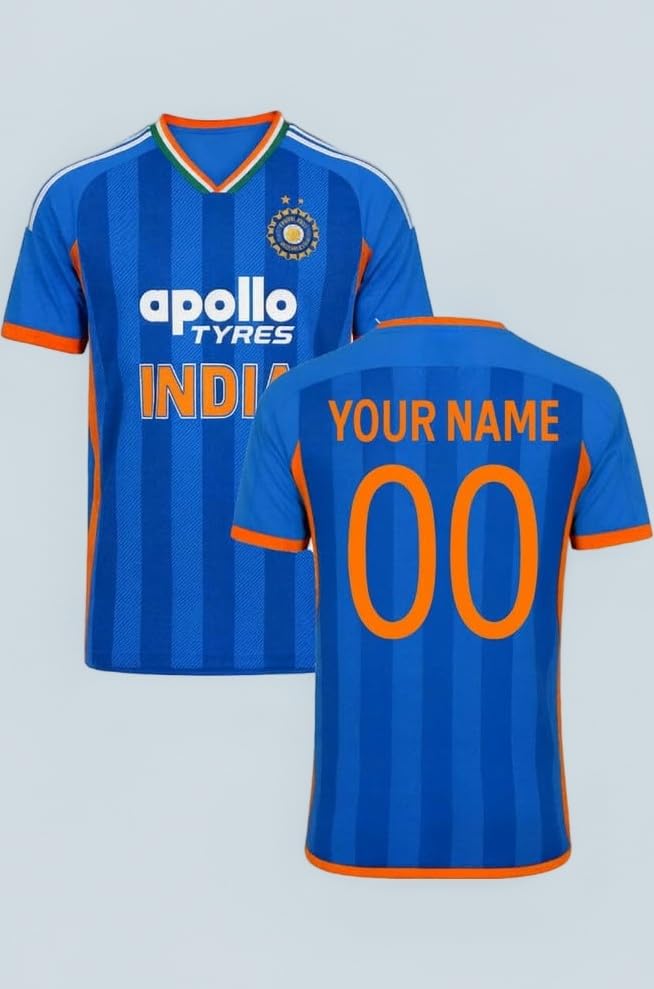 Custom India Jersey T20 New Tshirt for Men
