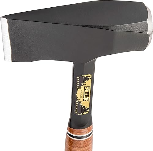 Miniatura 7 de ESTWING Hacha de Sportsman's - Hacha de camping de 12 pulgadas y hacha de amigo Fireside - Maul de división de madera de 14 pulgadas con