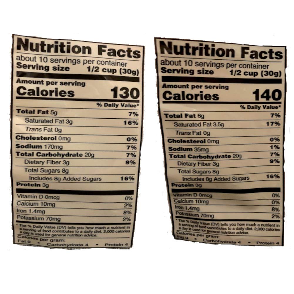 Simply Nature Super Foods Granola Combo Pack (Pack of 2 x 11 oz bags) Dark chocolate & sea salt and Coconut cacao flavors.