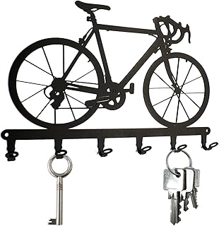 Schlüsselbrett / Hakenleiste * Rennrad * - Schlüsselboard Fahrrad, Schlüsselleiste, Metall - 6 Haken