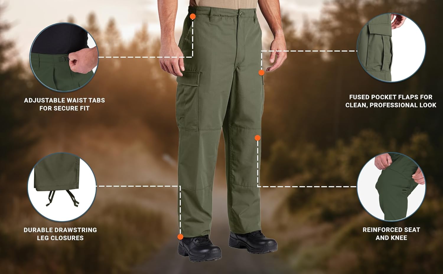 Propper Men's Uniform BDU Ripstop Trouser - Image 5