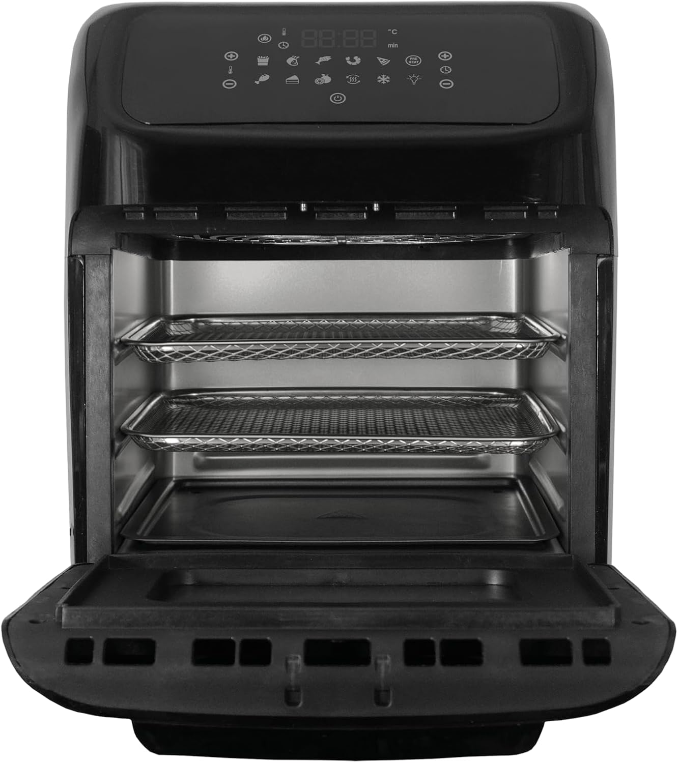 Fritadeira Agratto Air Fryer Forno AFDD01L-01 Digital Preto 12L 1800W 127V