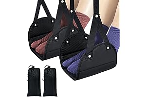Airplane Foot Hammock for Comfort and Relaxation