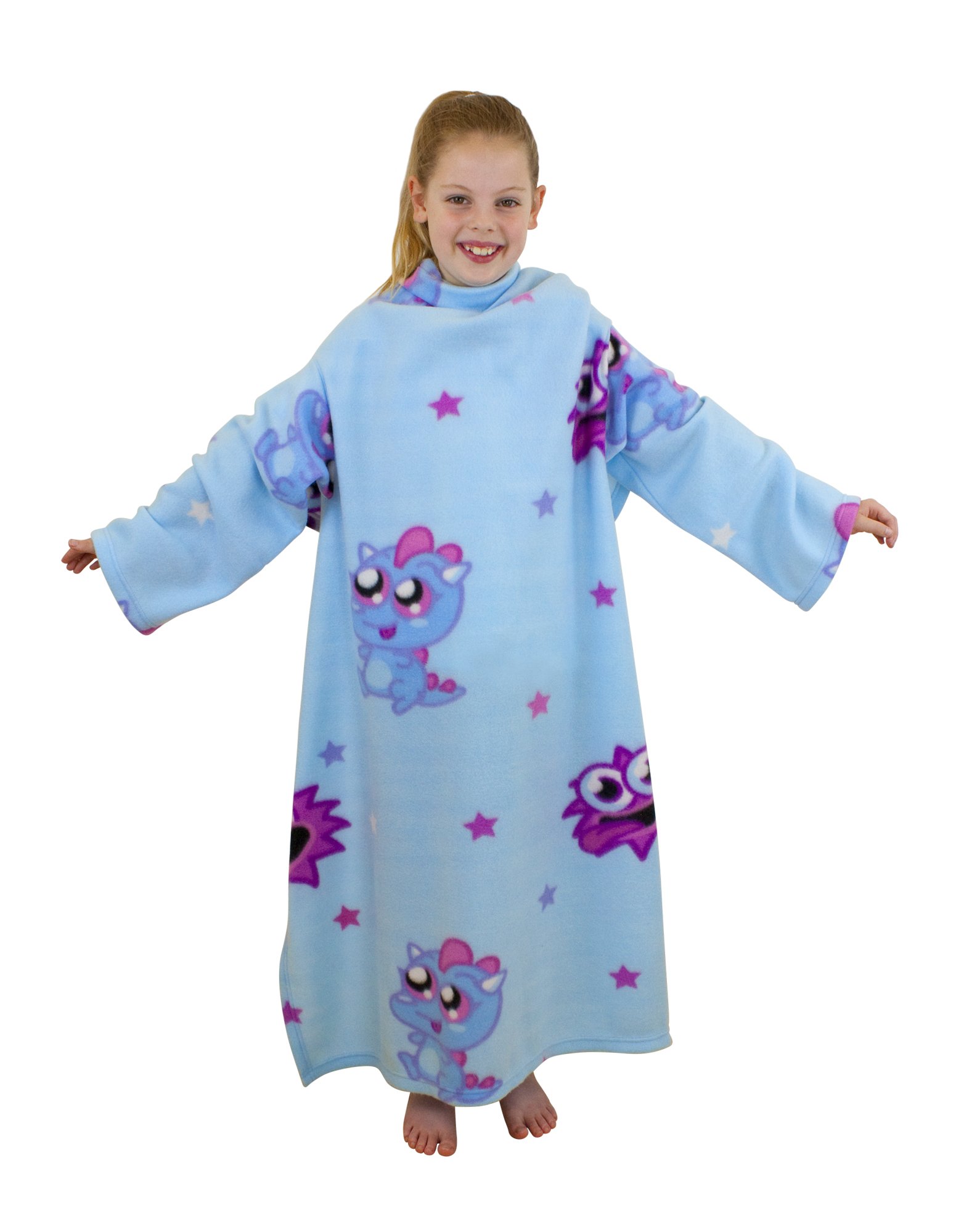 Disney Character World Moshi Monsters Monster Sleeved Fleece Blanket Snuggie Snuggle