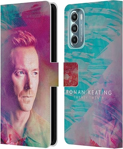 Head Case Designs Officially Licensed Ronan Keating Key Art Twenty Twenty Leather Book Wallet Case Cover Compatible with Motorola Moto G Stylus 5G