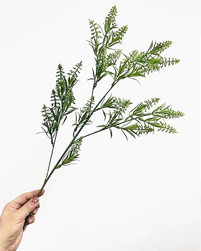 Vista 197 de Decoración de plantas artificiales de diente de león, flores de plástico falsas, arbustos, hierba para interiores y exteriores, hogar, jardín, boda