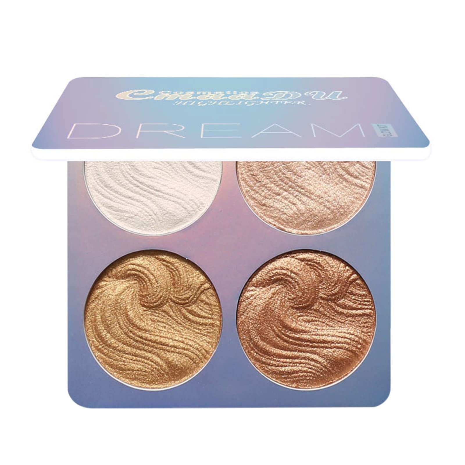 Buy Akooya 4in1 Shimmer Highlighter Powder Palette Illuminator Powder