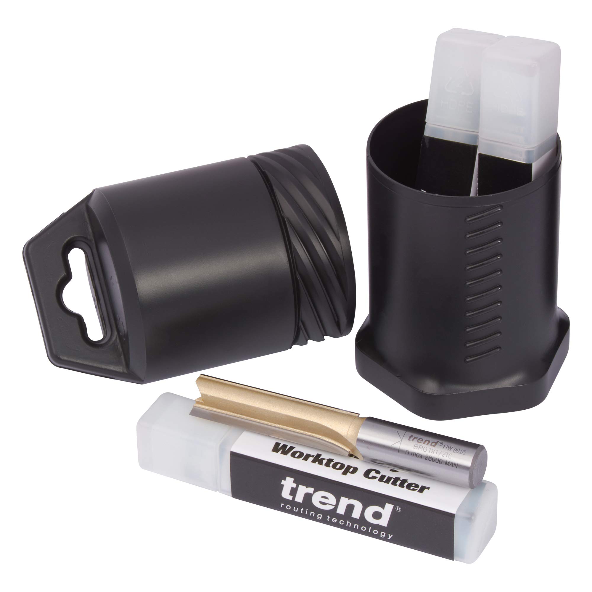 Trend - Broca Cortador de Encimera de 12.7 mm de Diámetro con 2 Hileras de Carburo de Tungsteno para Laminado y Madera Sólida