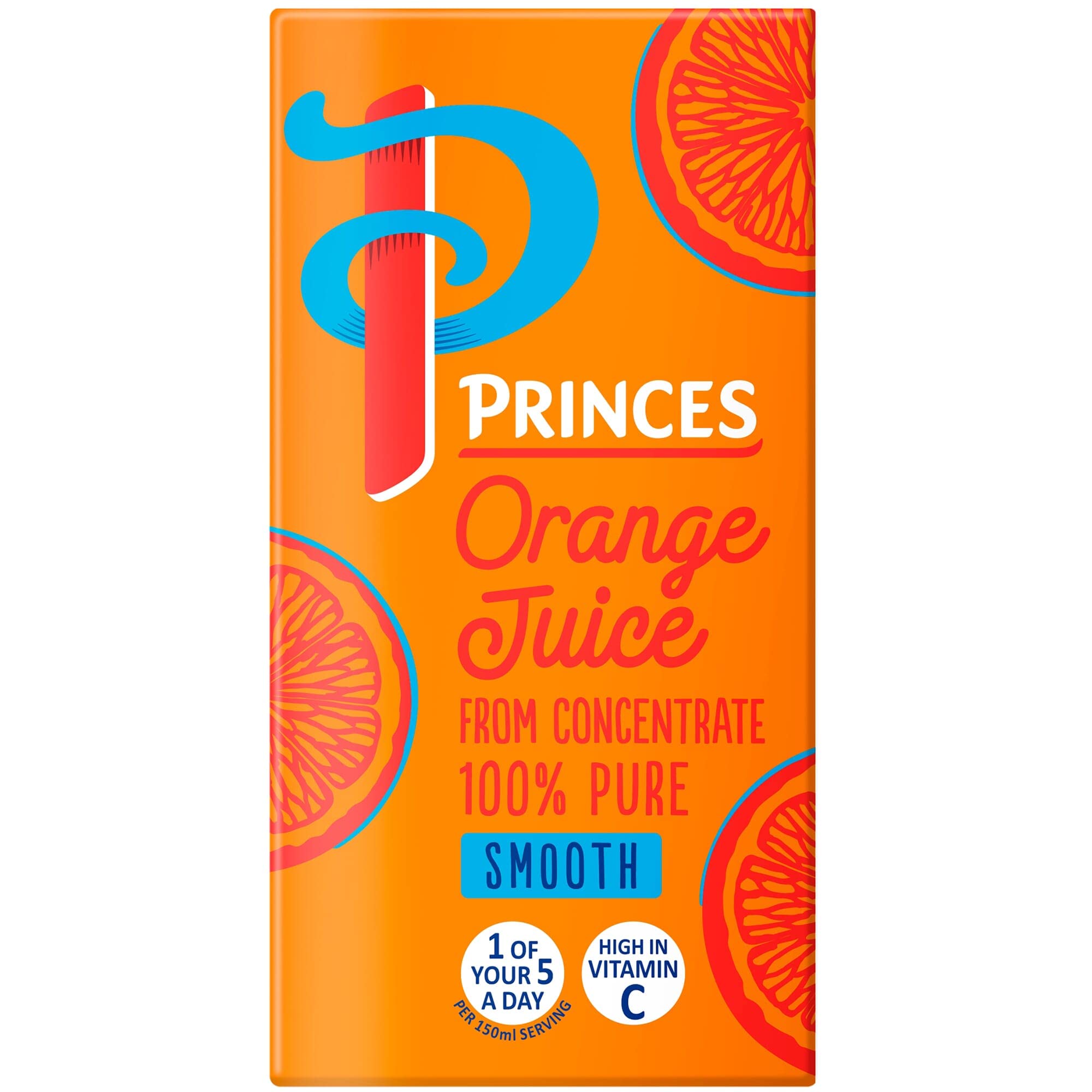 Princes Cartoni di succo d'arancia lisci - 30x200ml