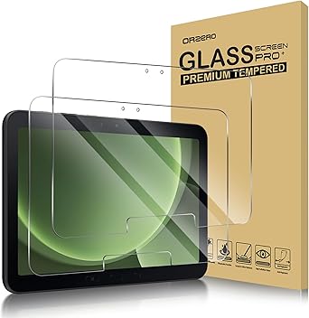 Orzero 2 Pack Compatible for Samsung Galaxy Tab Active5 Pro 10.1 inch Tempered Glass Screen Protector, Protector De Pantalla for Tab Active 5 Pro 9H High Definition Anti-Scratch Bubble-Free