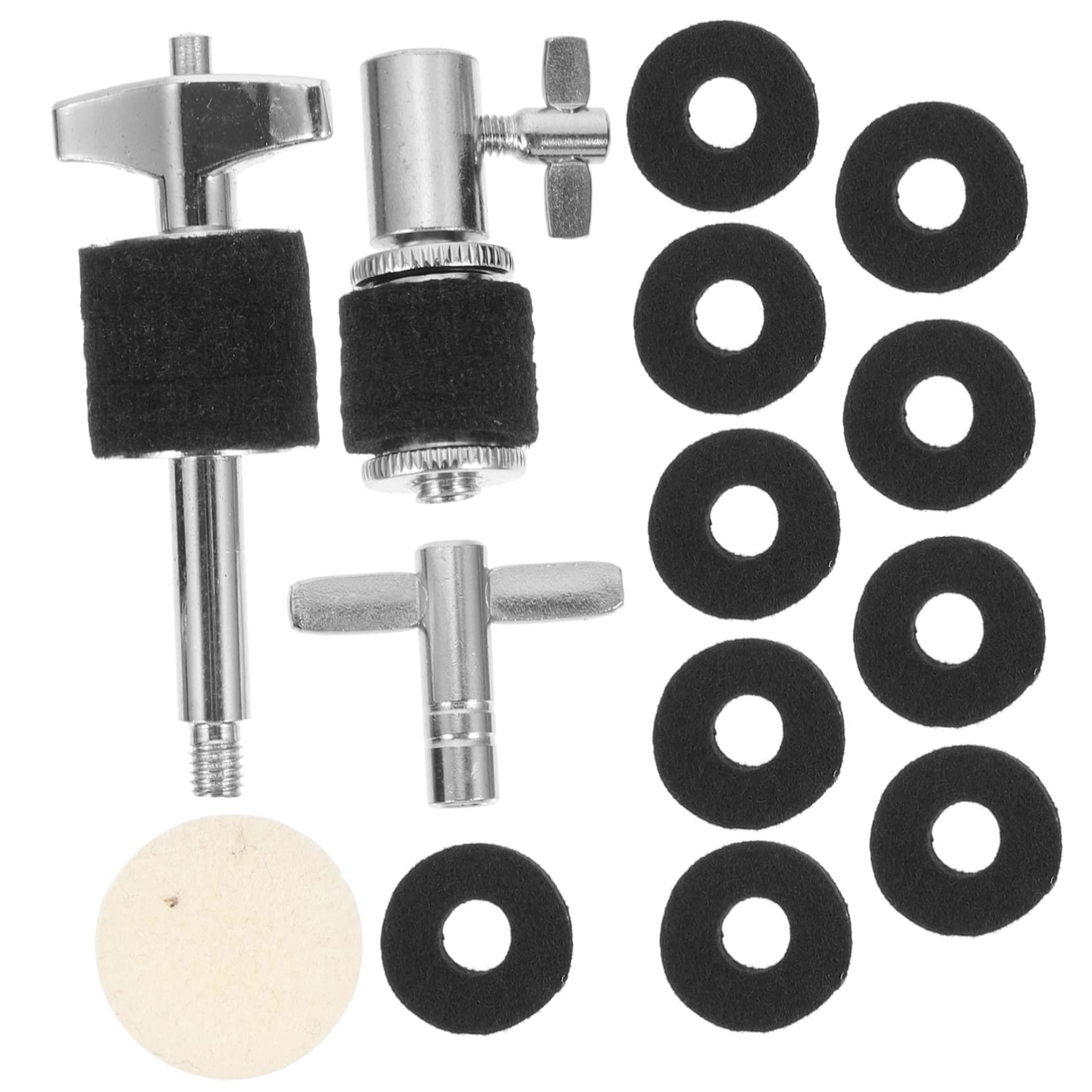 Cymbal Hi Hat Drum Felt Washers Jazz Drum Accessories 1 Set Replacement Parts for Percussion Instruments