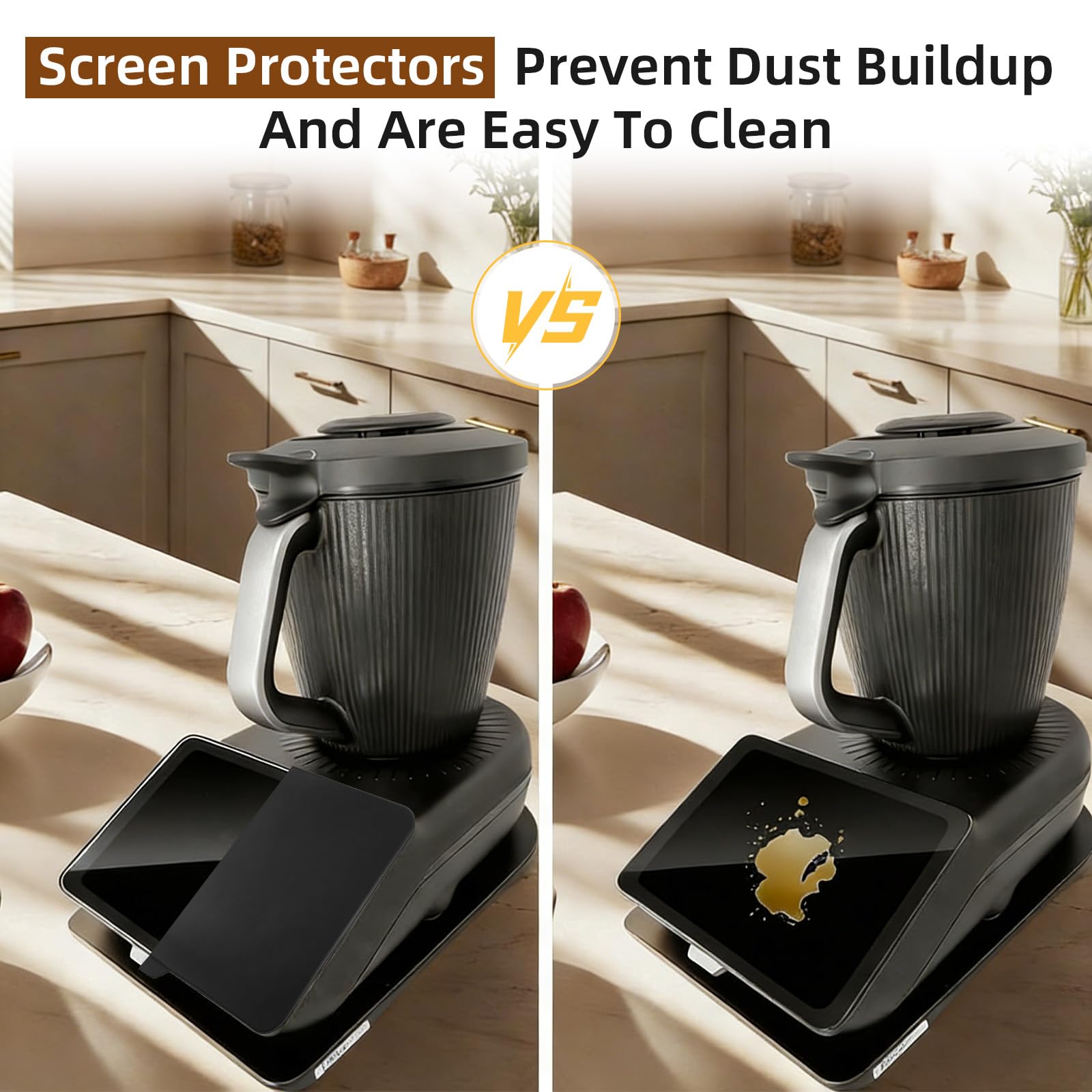 Protector de pantalla para Thermomix/Bimby TM7, de silicona, para accesorios TM7, resistente a los arañazos y al polvo