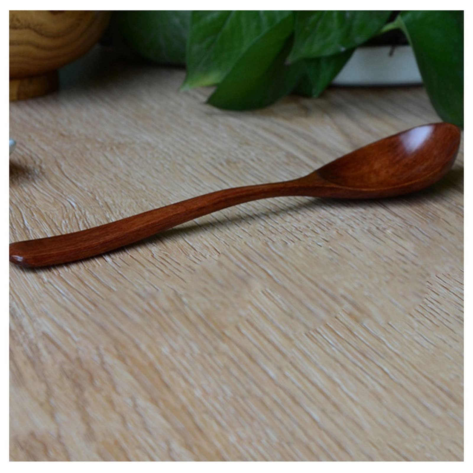 Cucharas de Postre Cucharas de Postre, Cuchara de Madera de Estilo Coreano, utensilio de Cocina, Herramienta for Sopa, cucharadita, Catering, Cuchara de Madera Cucharillas Cafe(B)