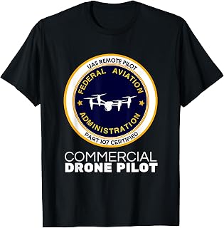 FAA Commercial Drone Pilot Tshirt T-Shirt