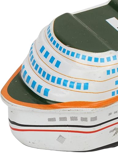 Miniatura 5 de Bnineteenteam Juguete vintage de lata de crucero, colección de viento de crucero, accesorios creativos para coleccionar vintage