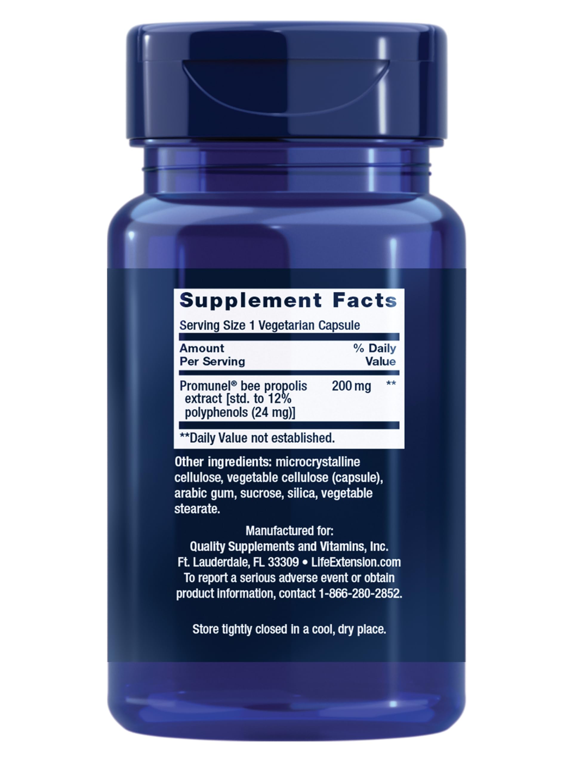 Life Extension Bee Immune Propolis Capsules, Immune Support, 60 Capsules — Amazon image 2