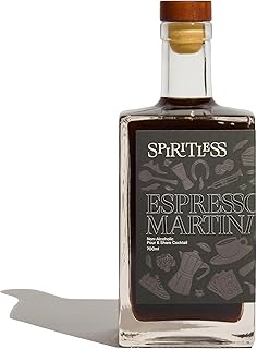 SPIRITLESS Non-Alcoholic Espresso Martini, Pour & Share Cocktail, Made with Real Brewed-Coffee, 700ml Bottle