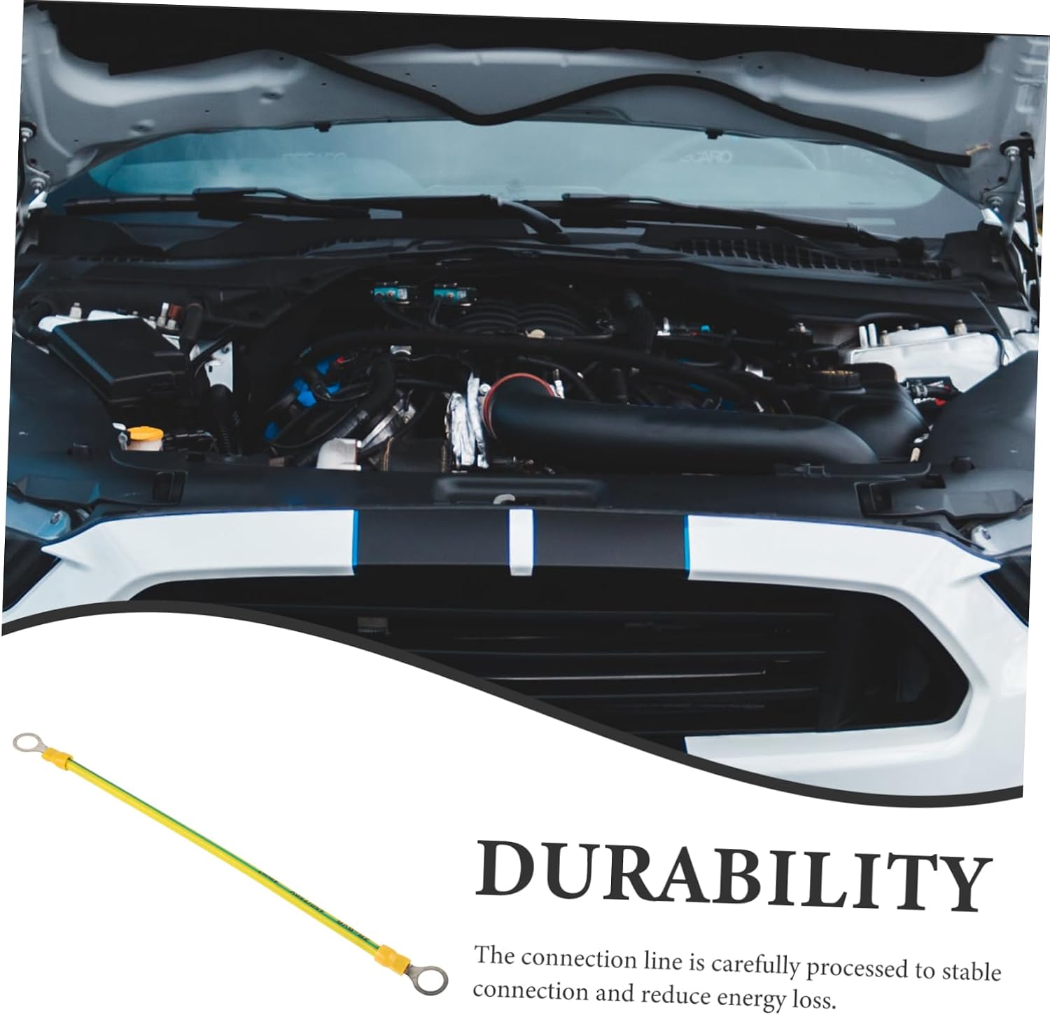 10pcs Battery Cable Circuit Ground Cable Automotive Case for Easy Connection