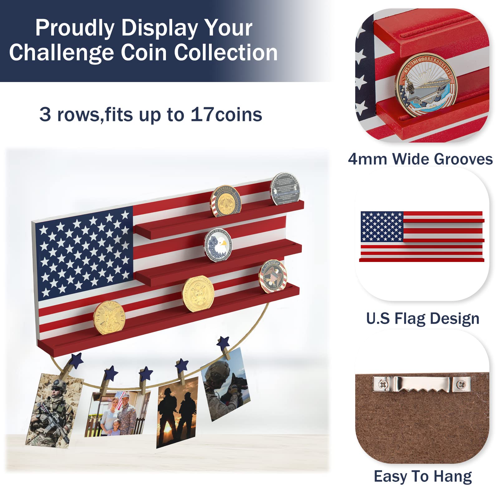 Amazon.co.jp: アメリカ国旗 ミリタリー チャレンジコイン & 写真