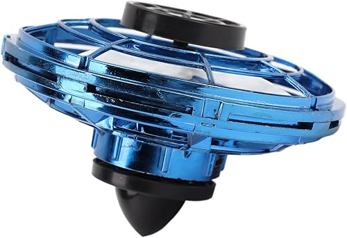 Alomejor Mini Flying Spinner, Flying Spinner Puerto de carga USB para exteriores (azul)