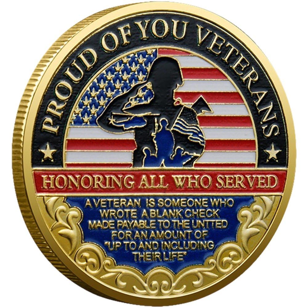 Casiler Gold Us Army Military Nations Marine Corps Collectible Coins Commemorative Coin For Collection Coin Gift Souvenir