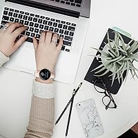 Vista 6 de Miimall Compatible con Google Pixel Watch 2 Band 2023, Google Pixel Watch Band 2022, correa de repuesto de silicona suave, transpirable, ligera