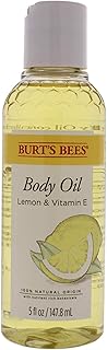 Burts Bees Body Oil - Lemon and Vitamin E Unisex Oil 5 oz, White