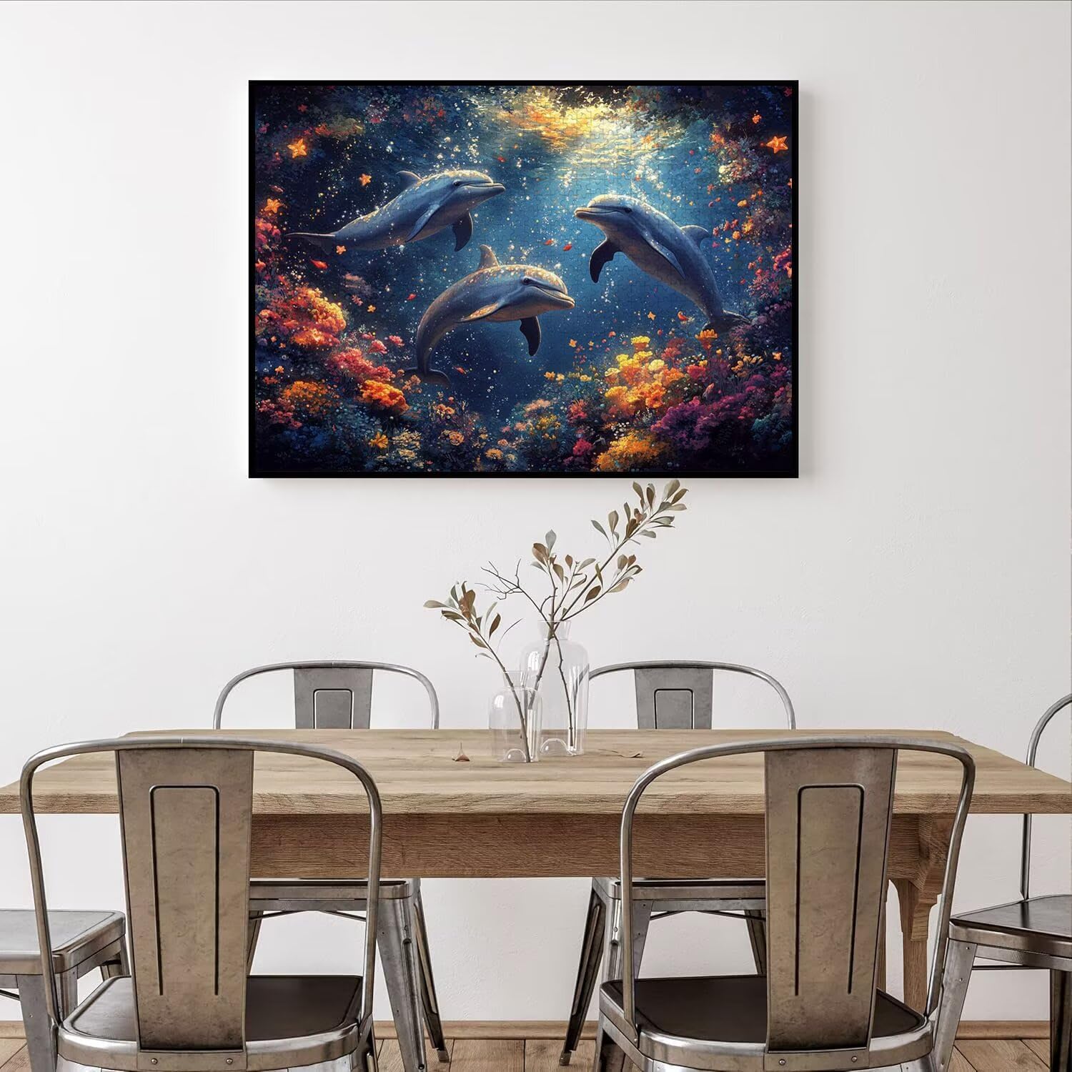 Puzzle 3000 Pezzi delfini Puzzle Adulti, Gioco Educativo, n-246 | Jigsaw Puzzles piante, Impossibile Difficile Sfida, Classici Gioco Familiare, Giochi Divertenti, Idee Regalo