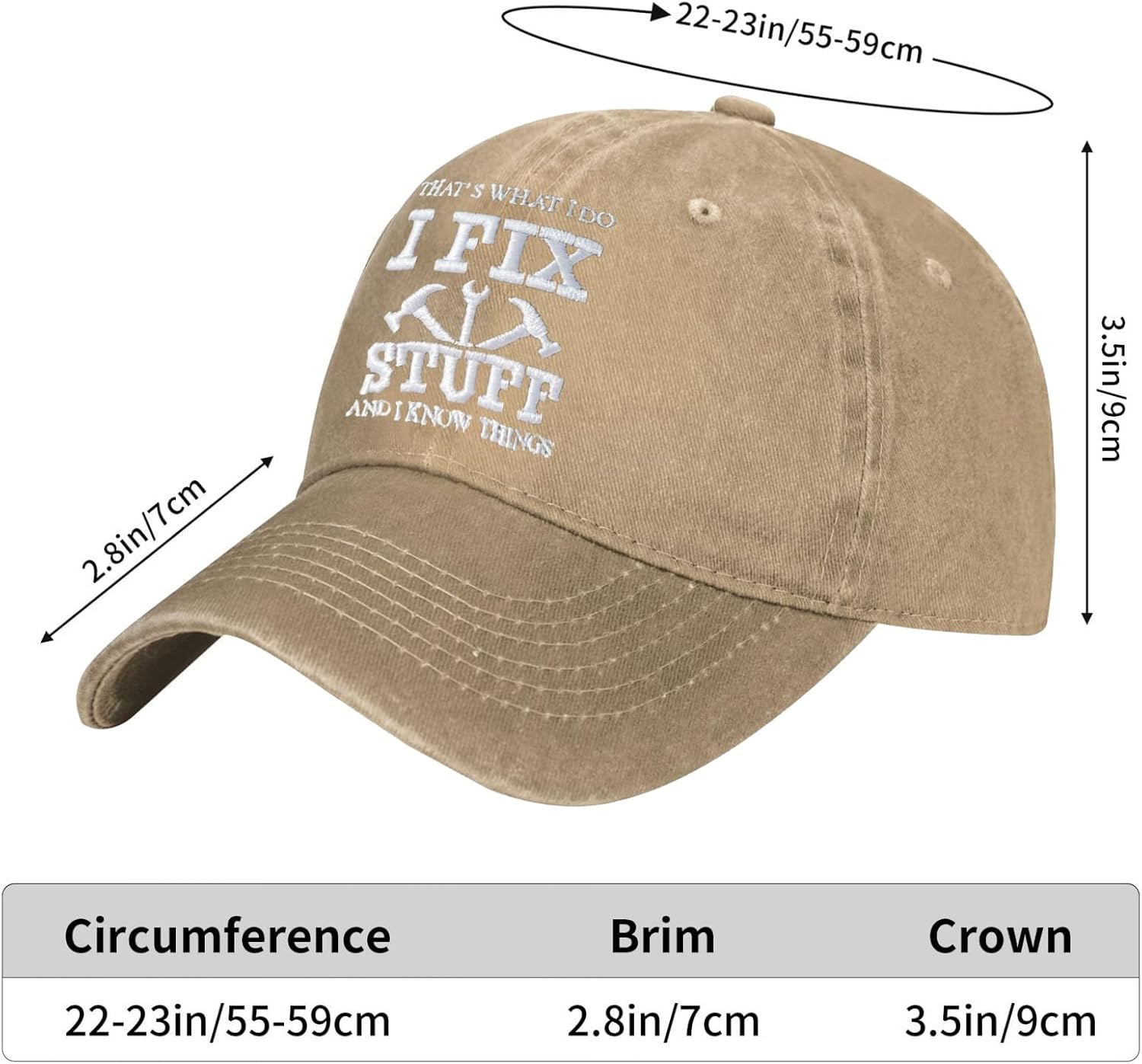 Funny Retirement Birthday Gifts for Men Vintage Baseball Cap Cotton Dad Hat - Image 3