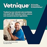 Vista 7 de Vetnique Dermabliss Advanced Vet Strength Chlorhexidine for Dogs - Champú medicado antibacteriano para perros, para infecciones de la piel e