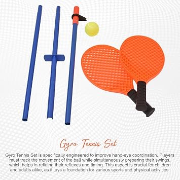 MSQUARE Cricket & Batting Training Set, Sturdy & Lightweight, Fun Outdoor Sports Toy, Practice Stumps and Hanging Ball, Play Kit for Skill Development, for Kids