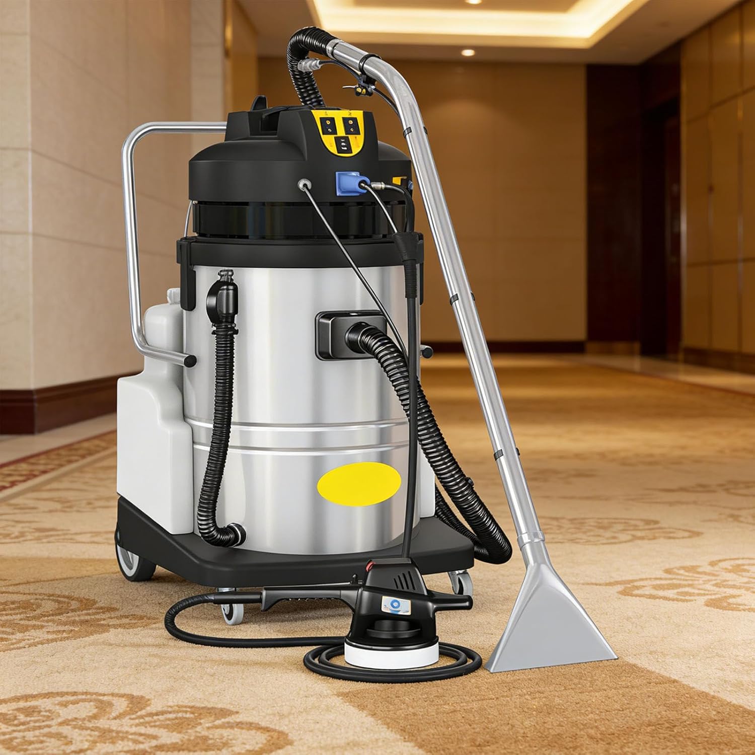 Professional Carpet & Upholstery Cleaner Machine, Portable Spray Extraction System with Strong Suction, Large Tanks & 6 Tools, Suitable for Commercial and Home Deep Cleaning Needs 30L
