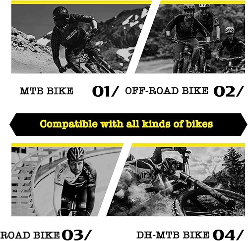 Miniatura 8 de ENLEE Protector de marco de bicicleta de montaña, película de ropa de bicicleta, cinta adhesiva, protector de MTB personalizado para decorar y