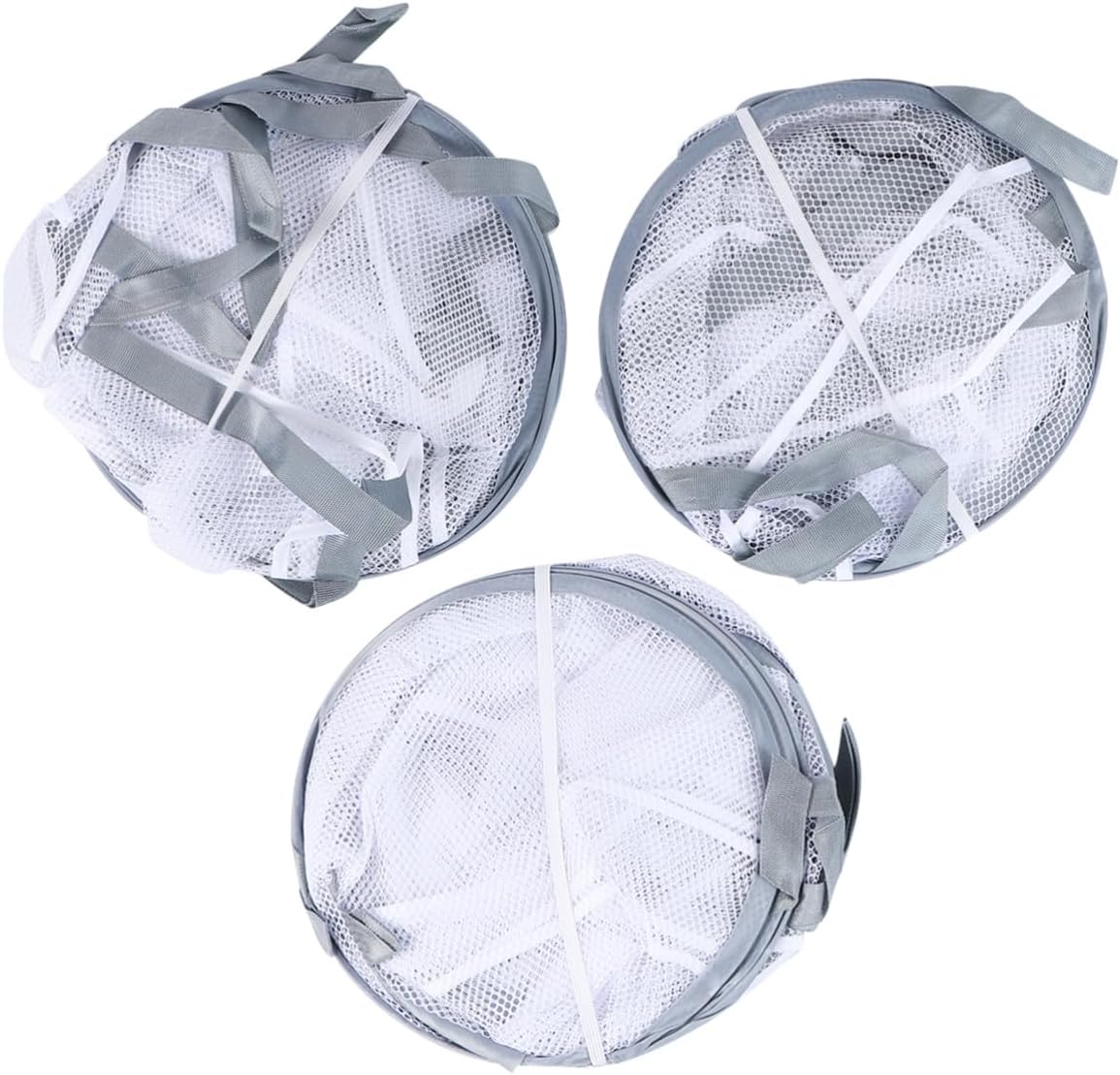 VICASKY 3pcs Household Clothes Drying Baskets Hanging Laundry Rack Sweater and Socks Tuck Net Flat Spreading Clothes Hangers for Indoor Use