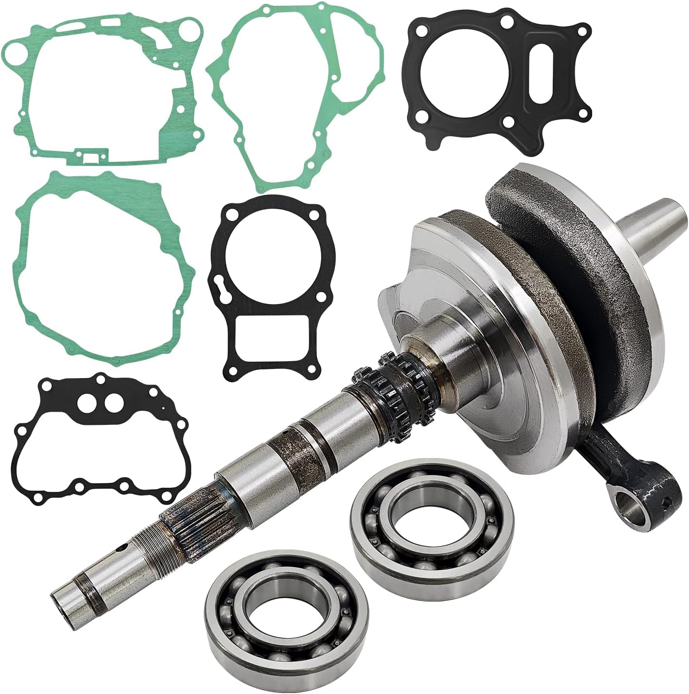 13000-HM8-A40 Engine Motor Crankshaft Kit Replacement for Honda TRX 250 2001-2019 Engine Rebuild Overhaul Kit