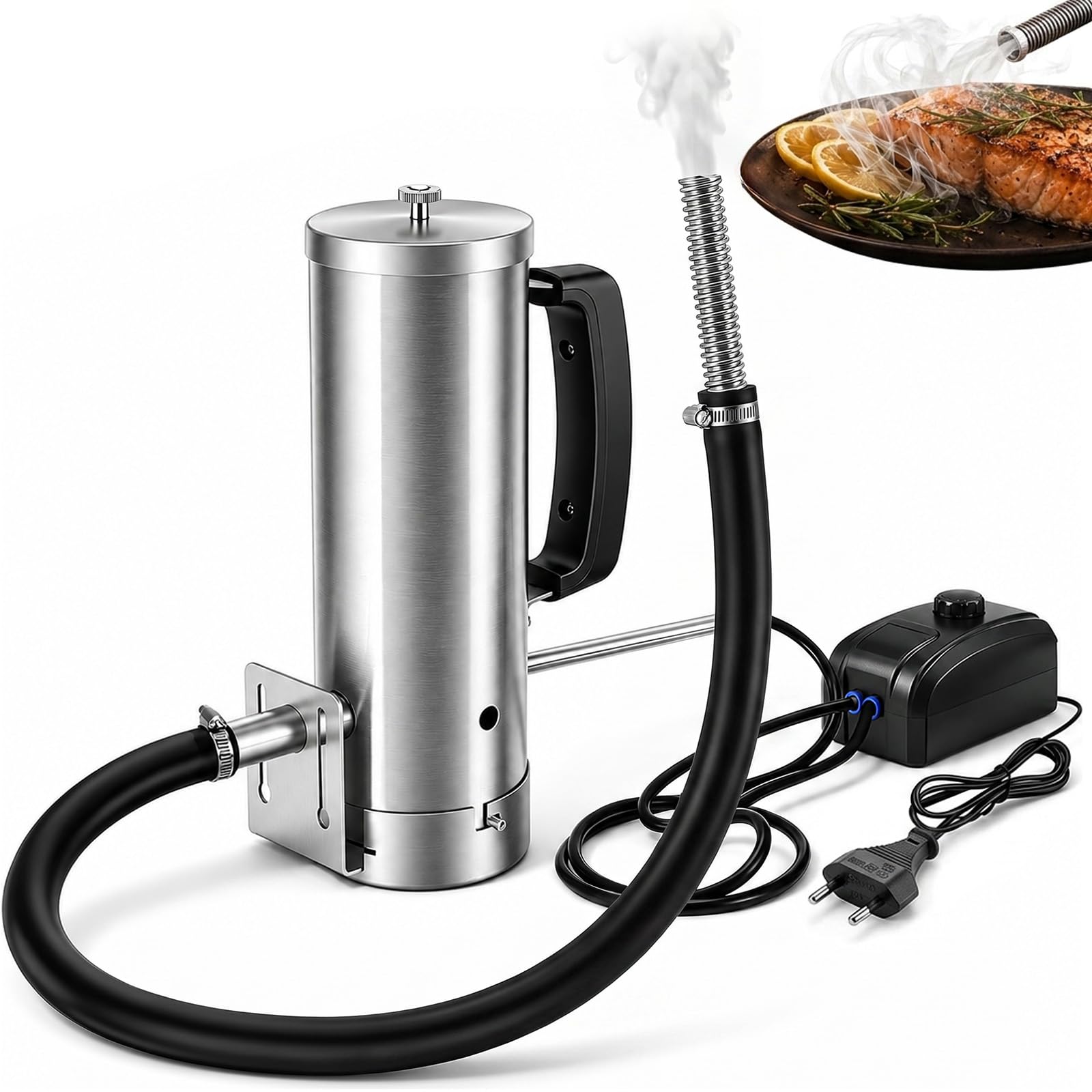 Generatore di fumo freddo elettrico in acciaio inox, generatore di fumo con
