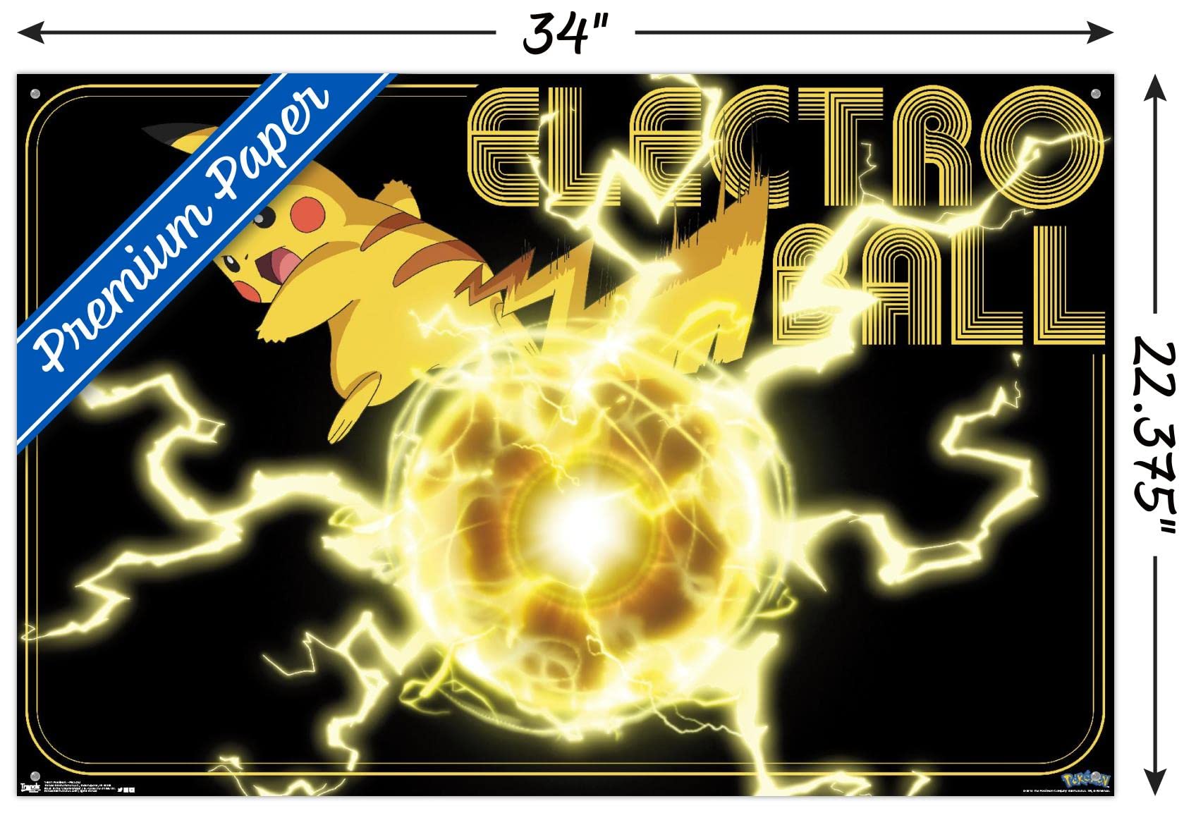 【超貴重】ポケモンポスター　業務ゲーム機用景品　ピカチュウ ピカピカポスター 超貴重】ポケモンポスター 業務ゲーム機用景品 ピカチュウ