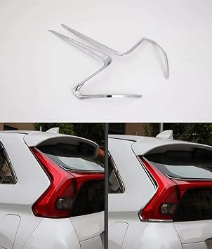 Momoap/ABS Chrome Car Rear Tail Light Cover Bezel Molding Trim Compatible for Mitsubishi Eclipse Cross 2018 2019 2020