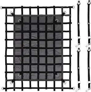 Cargo Net for Pickup Truck Bed - Heavy Duty 4.8' x 6', 1,500 lbs Load Capacity