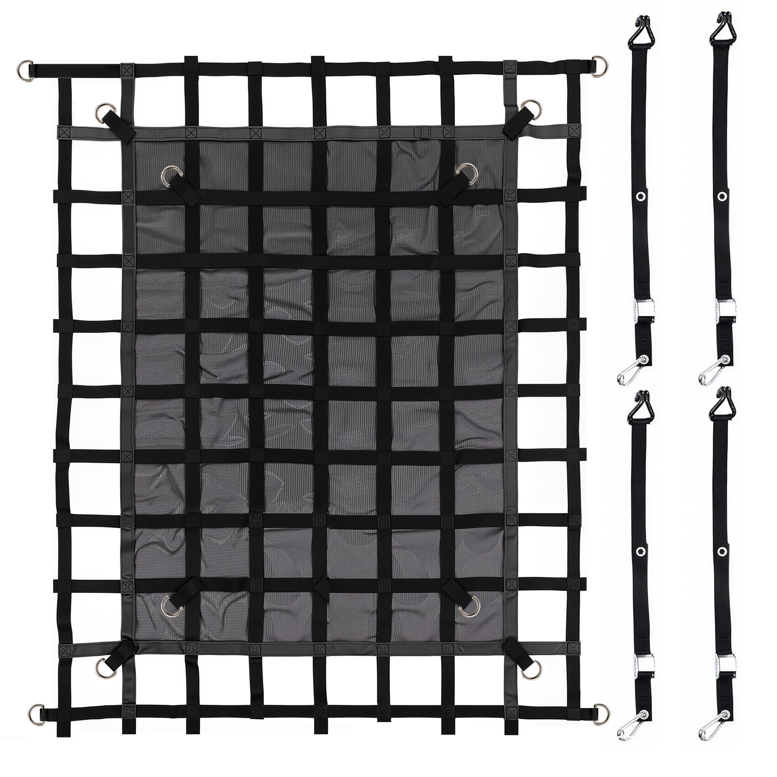 Photo 1 of mychoiii Truck Bed Cargo Net - 4.8' x 6' Heavy Duty, 1,500 lbs Capacity