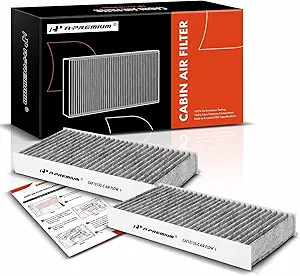 A-Premium 2‑Pack Activated Carbon Cabin Air Filter — Compatible with Honda & Acura Models